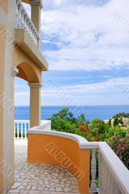 Terrace with sea view