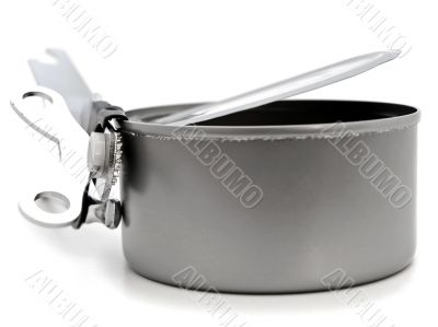 tin with opener