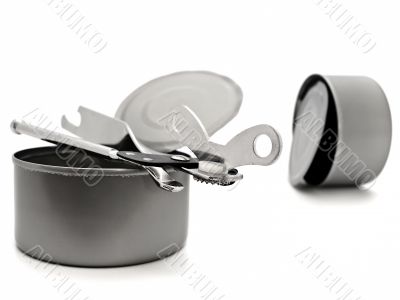 tins with opener