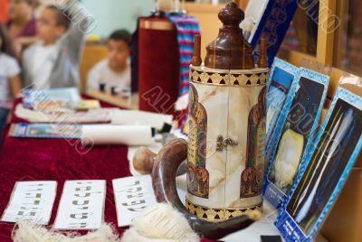 Torah scrolls