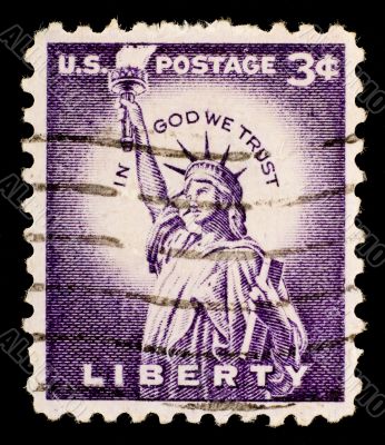 Vintage US postage stamp