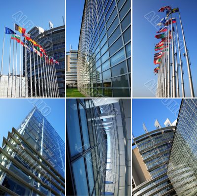 European parliament collage