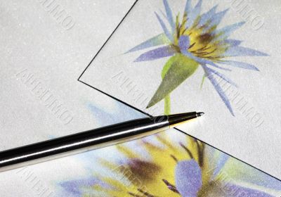 Pencil and envelope