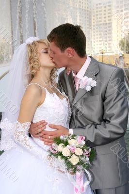 Wedding kiss