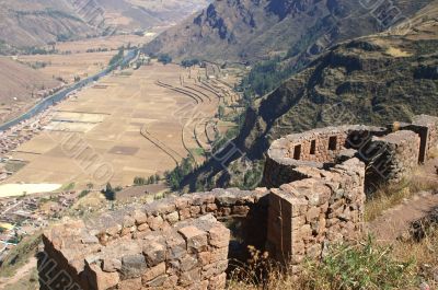 Inca ruins in Pisac