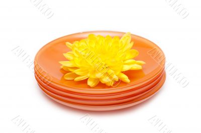Orange plates