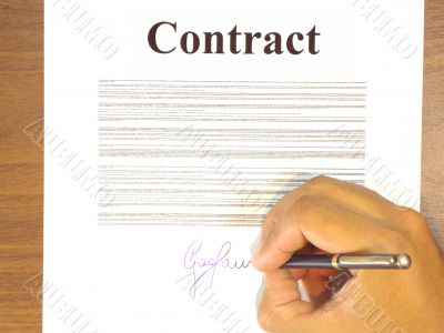 signing contract 10509