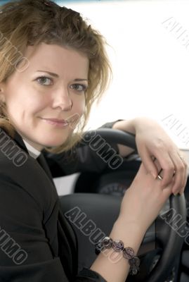 Woman in the Car macro