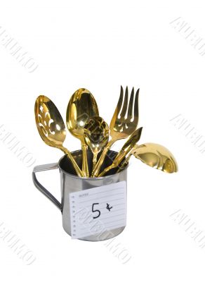 Selling off luxuries for staples