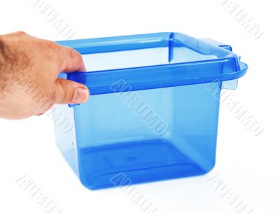 blue bin