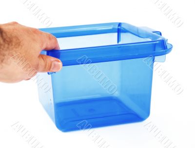 blue bin