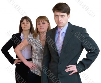 Team of businessmen