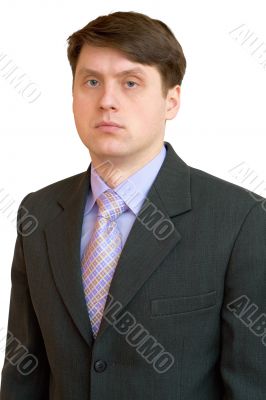 Businessman in a shirt, tie and jacket
