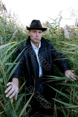 Man in the grass