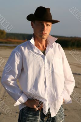 Man on the nature