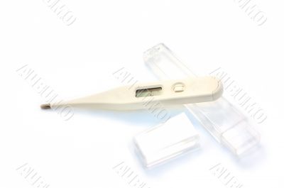 White thermometer