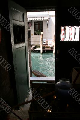 Venice, door to street