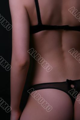 Woman`s back