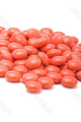 Red Tablets close up