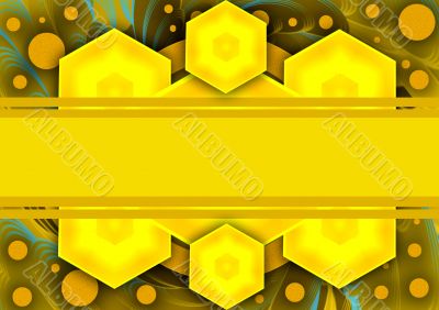  Background honeycomb honey
