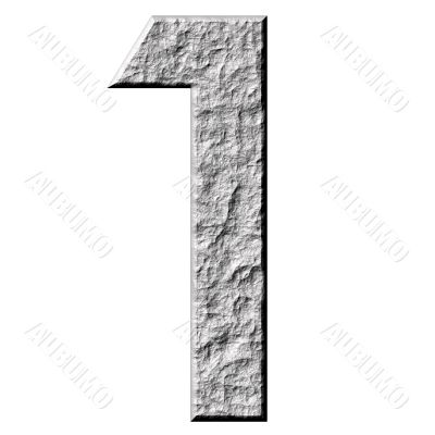 3D Stone Number one