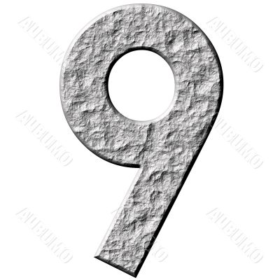 3D Stone Number nine