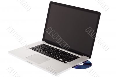 Laptop computer with CD