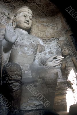 Buddhas in Yungang Caves ,China