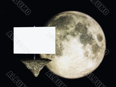 sign and moon