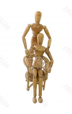 Traditional couple portrait