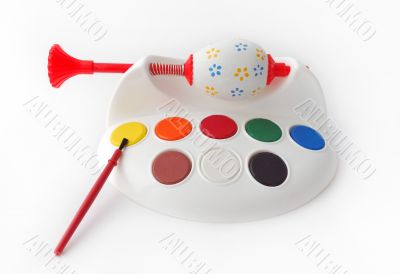 The Device for Colouring Easter Eggs.