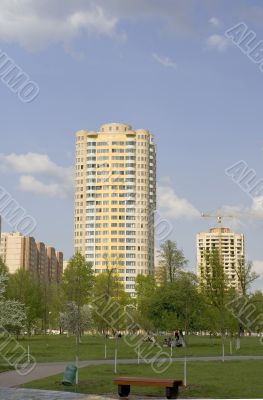 new block in park