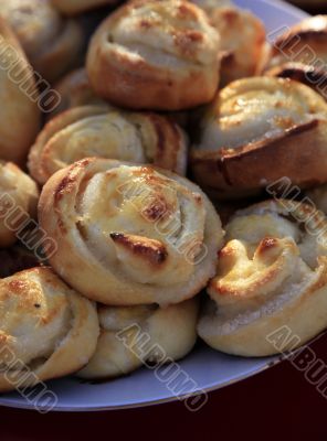 Sweet cinnamon rolls