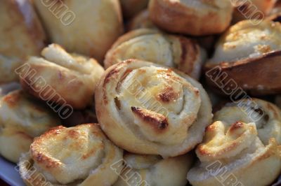 Sweet cinnamon rolls