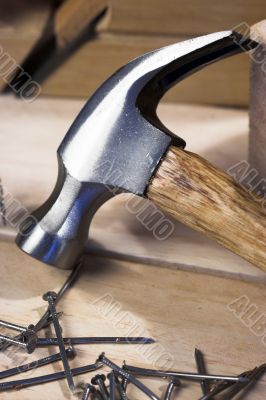 hammer and nails