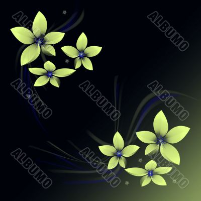 Background with flower