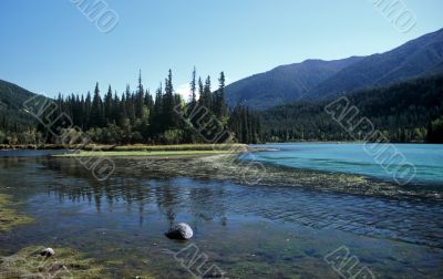 Landscape at Kanas Lake,China