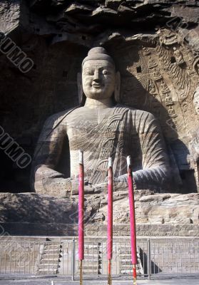 Buddhas in Yungang Caves,China