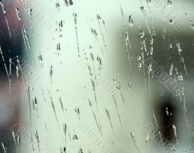 Rain on glass