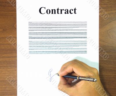 signing contract 20509