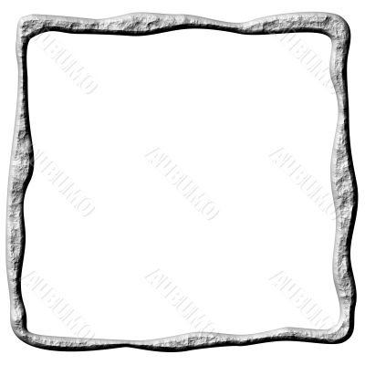 3D Abstract Stone Frame
