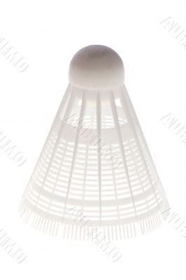 shuttlecock on white