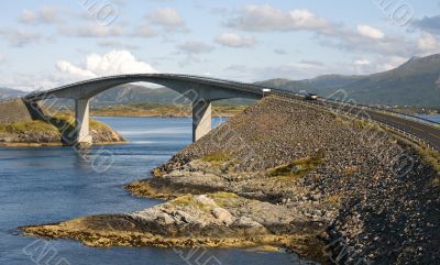 Concrete car bridge