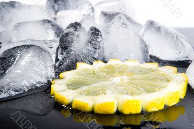 lemon and ice