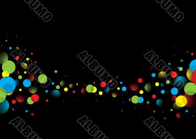 dark abstract bubble