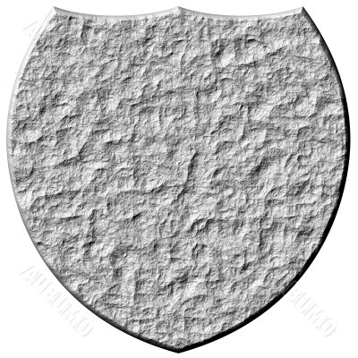 3D Stone Shield