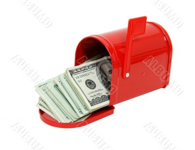 Money in the mailbox