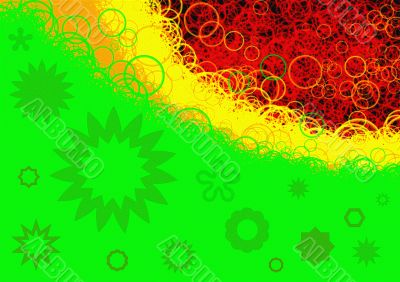 Background frothy