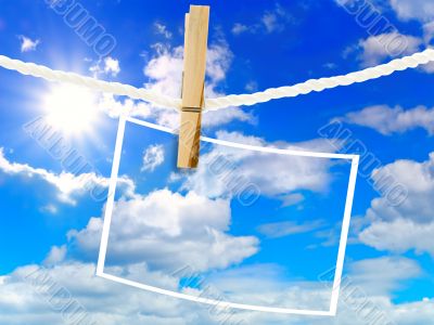sky and frame