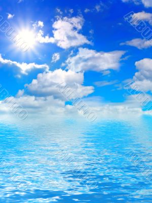 sky and water